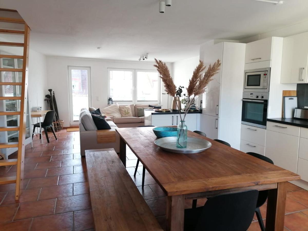 Townhouse Altstadt Wismar Upper Apartment mit zwei Terrassen Exterior foto